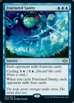 1x FRACTURED SANITY - Commander - MTG - NM - Magic the Gathering - Image 1