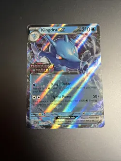 Kingdra ex 012/064 Pokemon Shrouded Fable Stamped Promo NM+ - Image 1