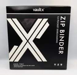 VaultX Pokemon Black Bolt SV10.5 12 Pocket Zip Binder New in Box - Image 1