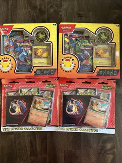 Pokemon Ascended Heroes Tech Sticker Collection x2 + Celebrate 30 Years In Hand! - Image 1