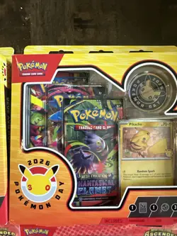 Pokemon Ascended Heroes Tech Sticker Collection x2 + Celebrate 30 Years In Hand! - Image 2