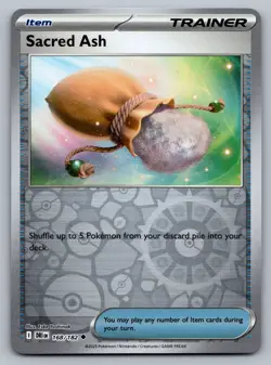 Pokemon TCG SV10: Destined Rivals Sacred Ash 168/182 Reverse Holo - Image 1