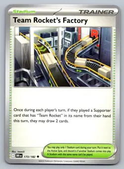 Pokemon TCG SV10: Destined Rivals Team Rocket's Factory 173/182 - Image 1