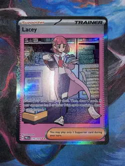 Pokemon TCG Lacey Prismatic Evolution 175/131 Special Illustration Rare NM - Image 1