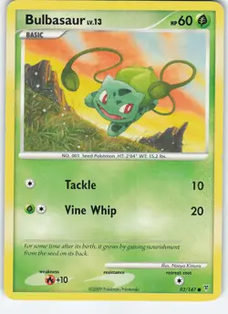 Bulbasaur 93 Supreme Victors Common Normal MP Pokemon - Image 1