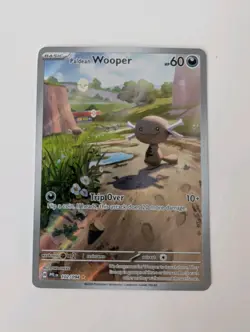 Paldean Wooper 102/094 IR Phantasmal Flames NM Pack Fresh Pokemon - Image 1