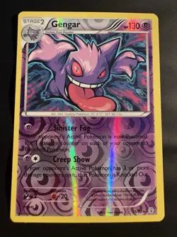 Pokemon TCG 2016 Gengar XY Breakthrough Reverse Holo 60/162 LP Condition - Image 1