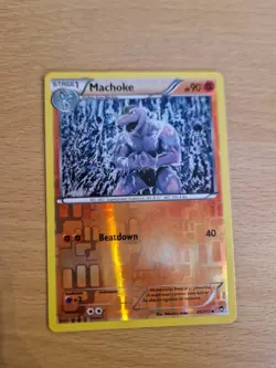 Pokemon TCG XY Furious Fists Machoke Reverse Holo 45/111 - Image 1