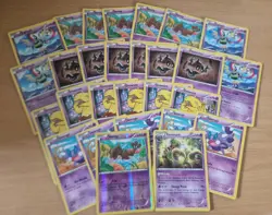 Pokemon TCG XY Breakpoint Psychic bundle Trevenant Reverse Holo Skrelp - Image 1