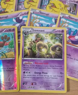 Pokemon TCG XY Breakpoint Psychic bundle Trevenant Reverse Holo Skrelp - Image 2