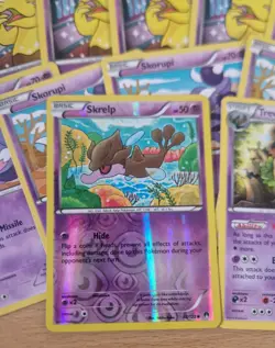 Pokemon TCG XY Breakpoint Psychic bundle Trevenant Reverse Holo Skrelp - Image 3