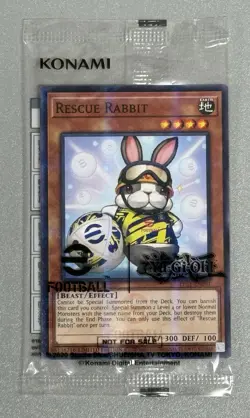 Yu-Gi-Oh! Rescue Rabbit & NeyMar Jr E-Football SEALED Promo Set EFC1-EN001 - Image 1