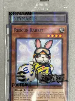 Yu-Gi-Oh! Rescue Rabbit & NeyMar Jr E-Football SEALED Promo Set EFC1-EN001 - Image 3