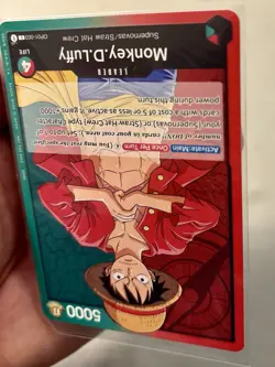 One Piece CCG Monkey.D.Luffy OP01-003 Demo Leader - Image 5