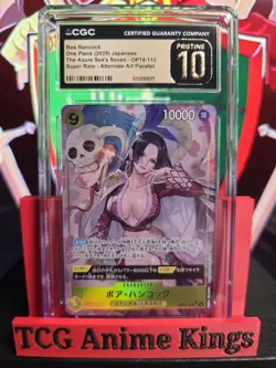 Boa Hancock The Azure Seas Seven Op14-112 SR Alternate Art Para CGC Pristine 10 - Image 1