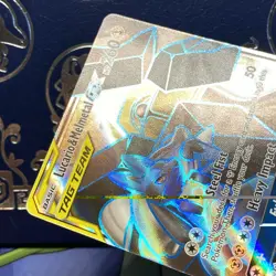 Pokemon TCG Unbroken Bonds 2019 Tag Team Lucario & Melmetal GX 203/214 SM NM - Image 4