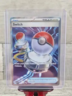 Switch 123/094 Trainer Card Full Art Phantasmal Flames - Pokemon TCG NM/M - Image 1