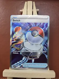Switch 123/094 Trainer Card Full Art Phantasmal Flames - Pokemon TCG NM/M - Image 1