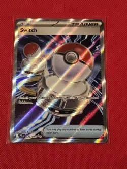 Switch 123/094 Trainer Card Full Art Phantasmal Flames - Pokemon TCG NM/M - Image 1