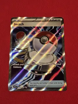 Switch 123/094 Trainer Card Full Art Phantasmal Flames - Pokemon TCG NM/M - Image 2