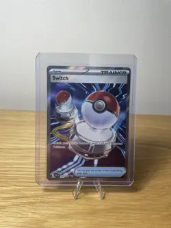 Switch 123/094 Trainer Card Full Art Phantasmal Flames - Pokemon TCG NM/M - Image 1