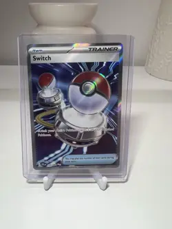 Switch 123/094 Trainer Card Full Art Phantasmal Flames - Pokemon TCG NM/M - Image 1