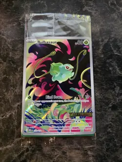 Pokemon TCG Bulbasaur 133/132 Pokemon ME01 Mega Evolution Stamped Promo SEALED - Image 1