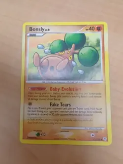 Pokemon Card - Bonsly Diamond and Pearl 71/130 Common Non Holo NM Near Mint TCG - Image 1