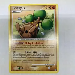 Pokemon Card - Bonsly Diamond and Pearl 71/130 Common Non Holo NM Near Mint TCG - Image 1