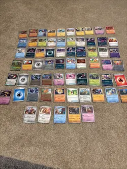 Bargain job lot Mixed Pokemon Cards X 65 Inc Japanese pokemon - Image 3