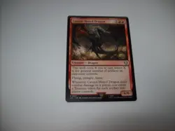 The Lord of the Rings Cavern-Hoard Dragon Commander MTG Rare NM Free Shipping - Image 1