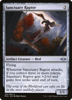 Sanctuary Raptor (233/303) Modern Horizons 2 MTG - Regular Uncommmon - MINT - Image 1