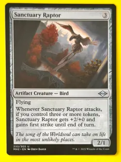 Sanctuary Raptor (233/303) Modern Horizons 2 MTG - Regular Uncommmon - MINT - Image 2