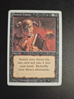 Demonic Tutor (Revised Edition) Regular MTG - Image 1