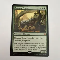 MTG Carnage Tyrant Ixalan 179/279 Regular Mythic - Cheapest On EBay - Image 1