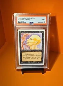 ⚫ 1994 Magic the Gathering Revised 3rd Edition SENGIR VAMPIRE PSA 9 Black ⚫ - Image 1