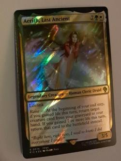 Aerith, Last Ancient Surge FOIL NM FINAL FANTASY VII Magic the Gathering MTG - Image 1