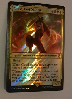 Cloud, Ex-SOLDIER Surge Foil NM FINAL FANTASY VII FFVII Magic the Gathering MTG - Image 1