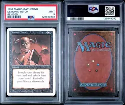 1994 Magic the Gathering PSA Mint 9 Revised Demonic Tutor- MTG - Commander - Image 3