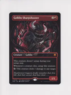 MAGIC THE GATHERING MTG LORWYN ECLIPSED SPECIAL GUESTS GOBLIN SHARPSHOOTER - Image 1
