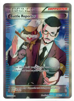 Battle Reporter 109/111 Furious Fists Full Art Pokemon Card - Image 1