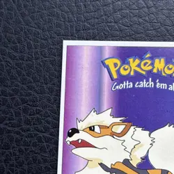 Pokemon Arcanine Dunkin’ Boomer - Sticker Cards 2001 #59 NEAR MINT - Image 2