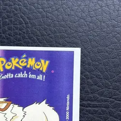 Pokemon Arcanine Dunkin’ Boomer - Sticker Cards 2001 #59 NEAR MINT - Image 3