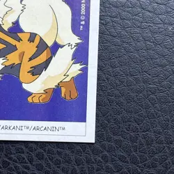 Pokemon Arcanine Dunkin’ Boomer - Sticker Cards 2001 #59 NEAR MINT - Image 4