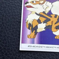 Pokemon Arcanine Dunkin’ Boomer - Sticker Cards 2001 #59 NEAR MINT - Image 5