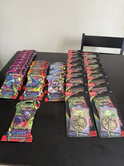 Pokemon Phantasmal Flames Sealed Booster Packs Sleeved/Promo W Coin LOT OF 40🔥 - Image 1