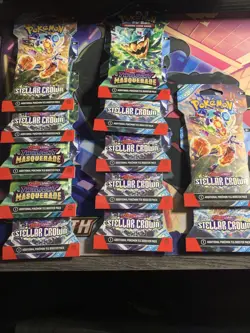 Pokemon TCG Lot Of 50 Sealed Packs Sword And Shield/ Scarlet And Violet - Image 1