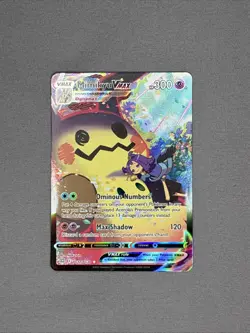 Pokemon Mimikyu VMAX Holo Ultra Rare Brilliant Stars TG17/TG30 NM - Image 1