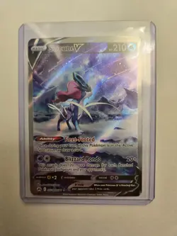 POKEMON TCG Suicune V GG38/GG70 Crown Zenith: Galarian Gallery Holo - Image 2