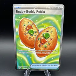 Buddy-Buddy Poffin 167/132 Me01: Mega Evolution Holo Pokemon TCG - Image 1